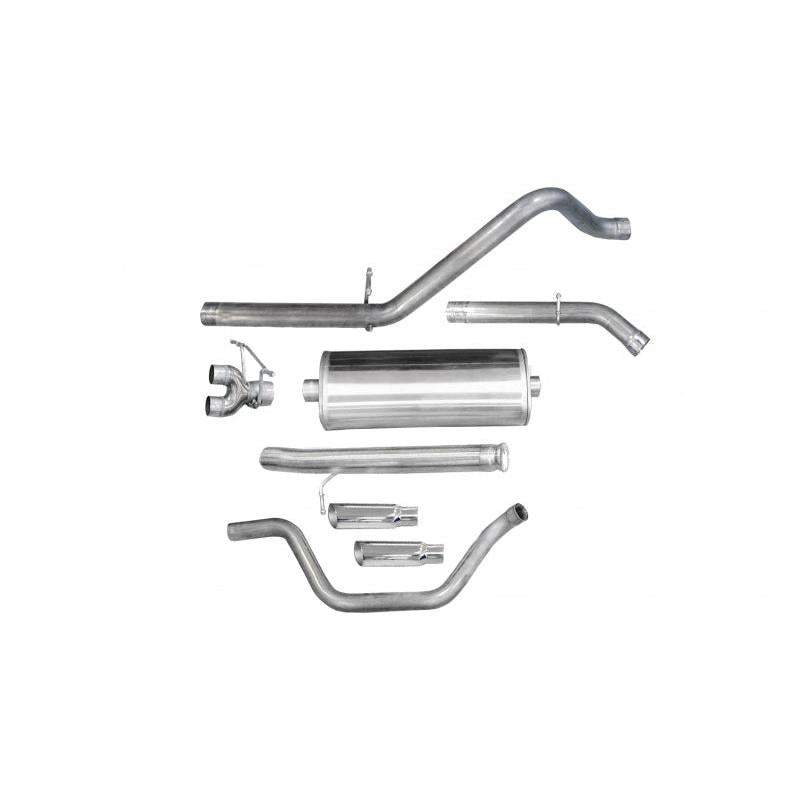 Corsa 2009-2013 Chevrolet Silverado Reg. Cab/Std. Bed 1500 4.8L V8 Polished Sport Cat-Back Exhaust