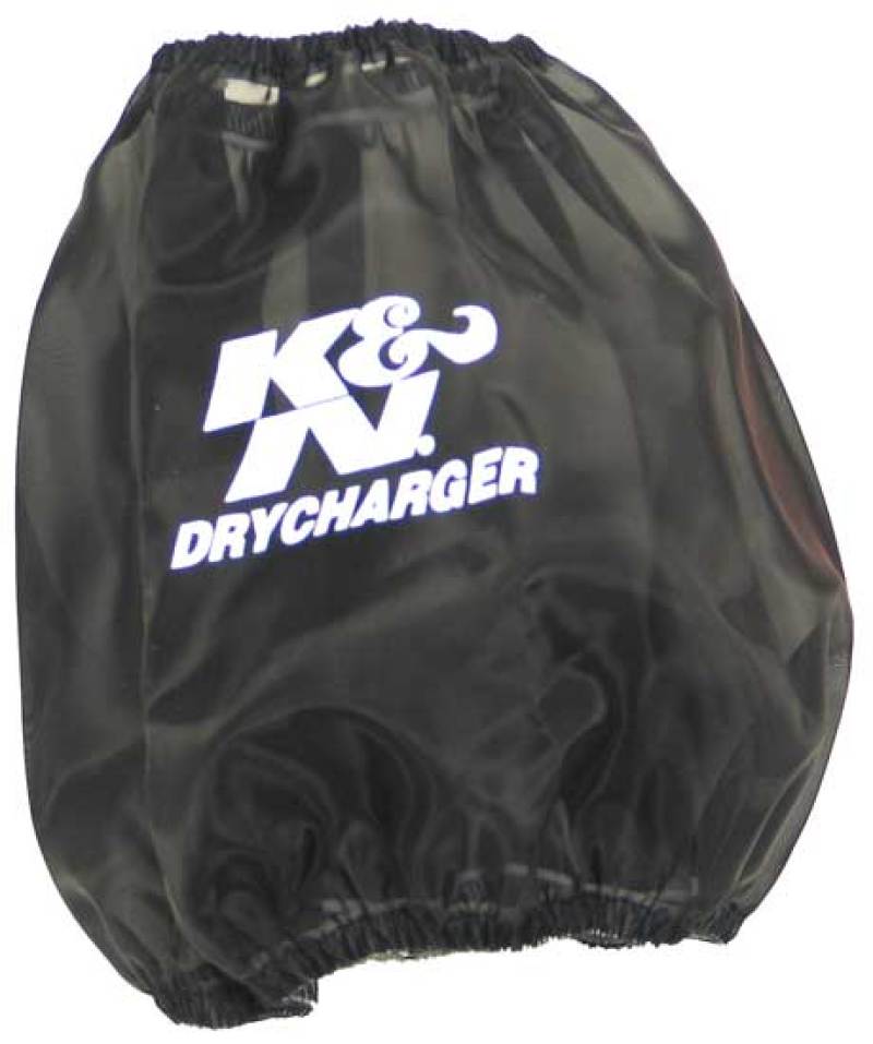 K&N Round Tapered Air Filter Wrap Black 7.5in Base ID / 4.5in Top ID / 6in Height-SR1 Performance