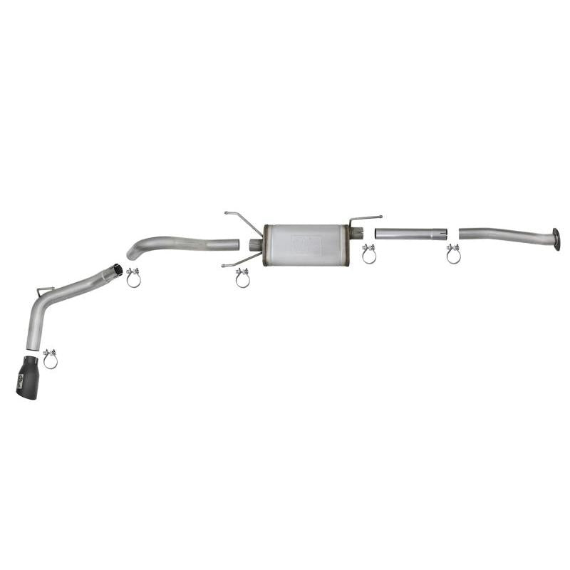 aFe MACH Force-Xp 2-1/2in 304 SS Cat-Back Exhaust w/Black Tips 2016+ Toyota Tacoma L4-2.7L / V6-3.5L-SR1 Performance