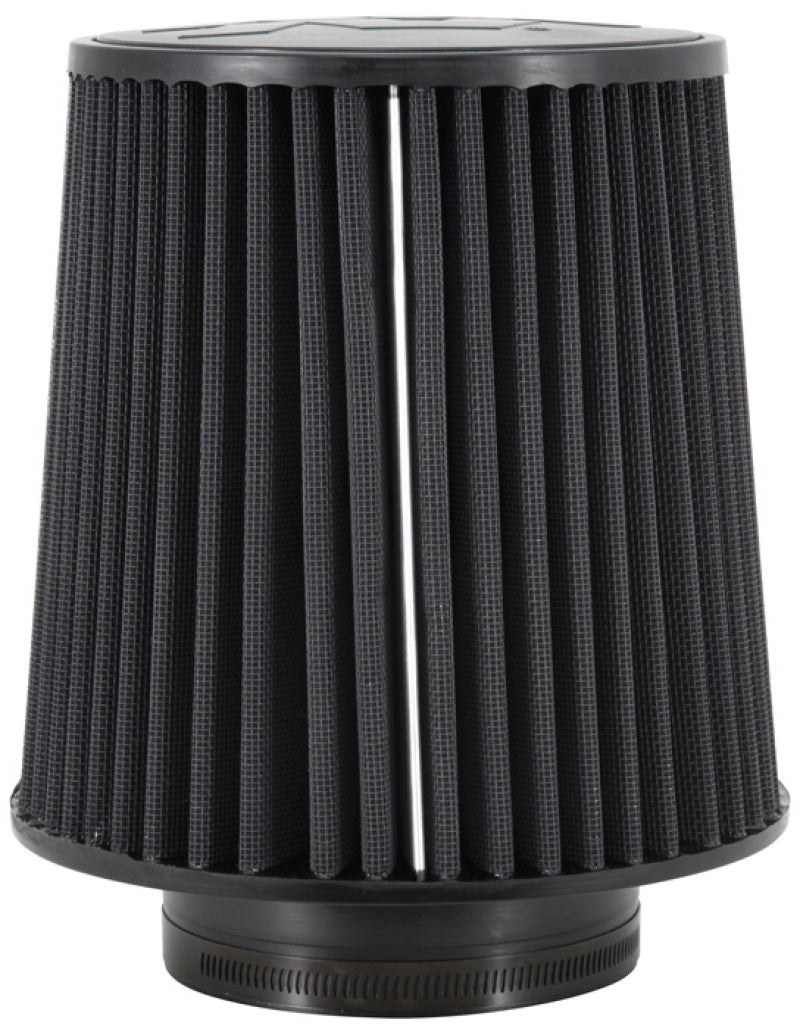 K&N Universal Rubber Filter-Round Tapered 4.5in Flange ID x 8in Base OD x 6.625in Top OD x 8in H-SR1 Performance