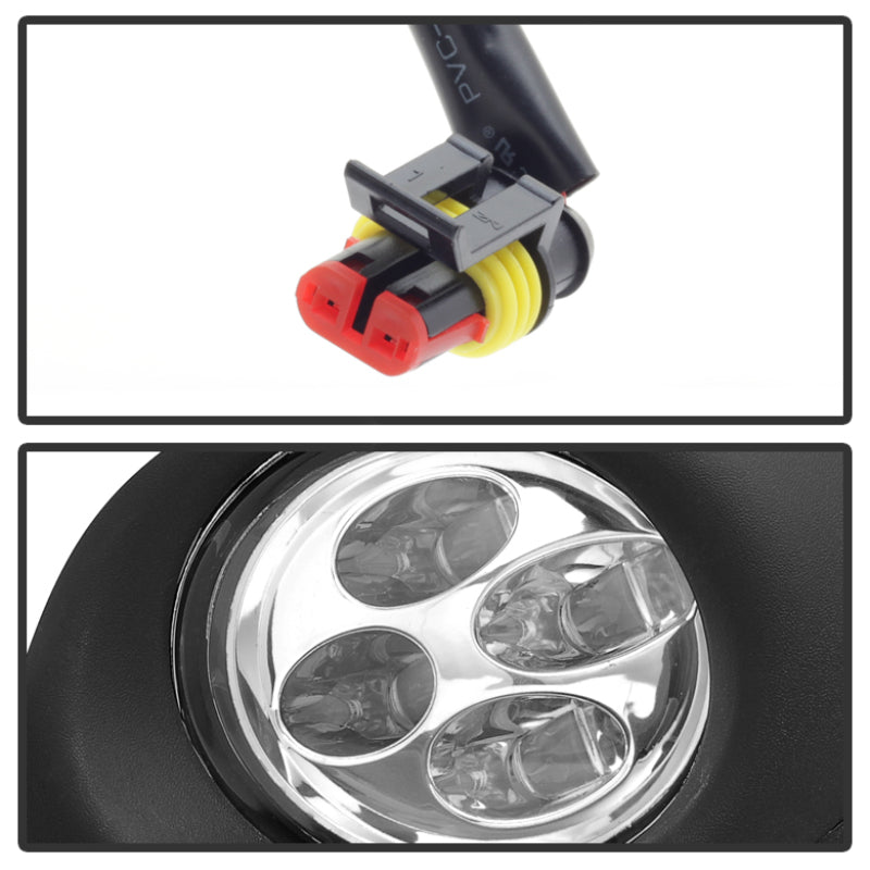 Spyder Nissan Altima 2013-2015 Sedan Daytime DRL LED Running Fog Lights w/Switch Clear FL-DRL-NA13-C-SR1 Performance