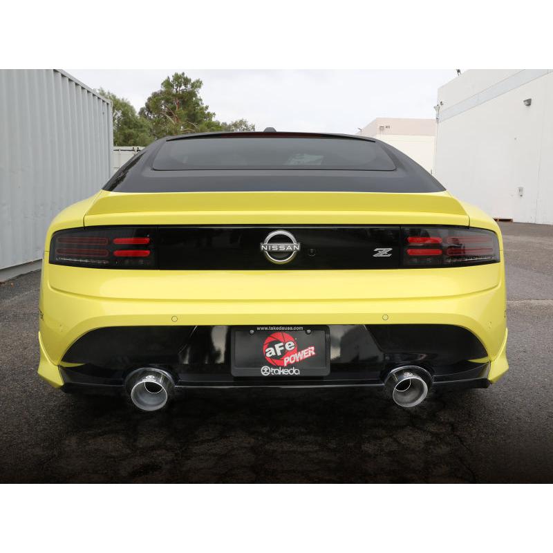 aFe POWER Takeda 2023 Nissan Z 2 1/2in 304 SS Cat-Back Exhaust System w/ Polished Tips-SR1 Performance