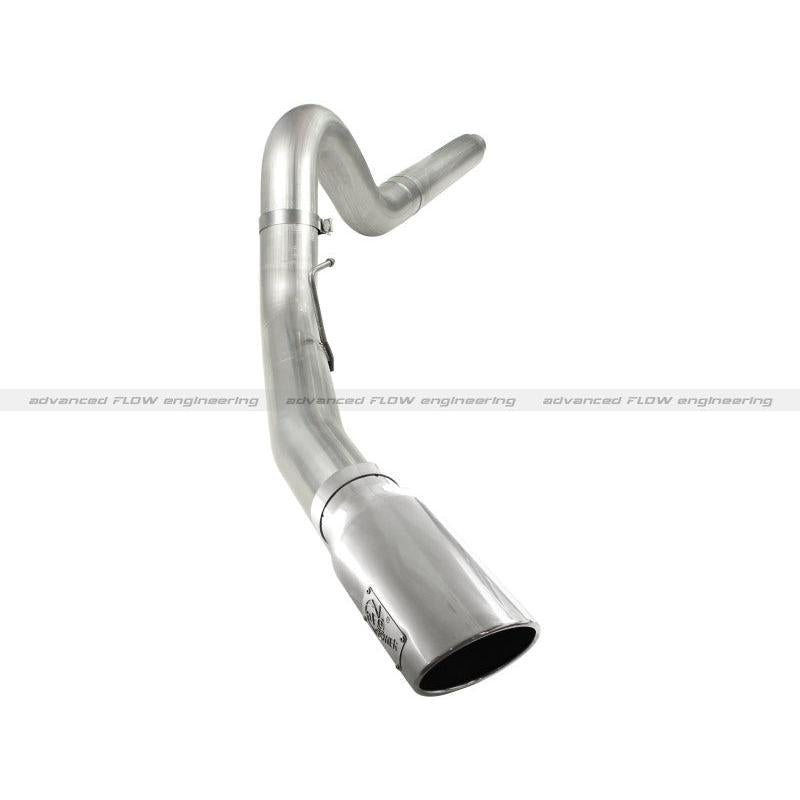 aFe MACHForce XP 5in DPF-Back Stainless Steel Exh Sys, polished tip,Ford Diesel Trucks 08-10 V8-6.4L-SR1 Performance