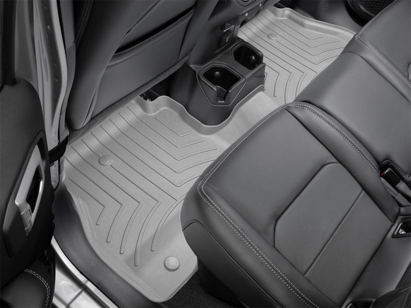 WeatherTech FloorLiner HP Rear for GMC Sierra 2014-2015 – Custom Fit Gray All-Weather Protection
