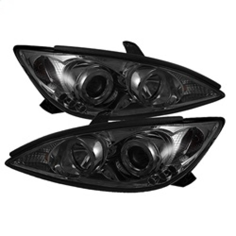 Spyder Toyota Camry 02-06 Projector Headlights LED Halo LED Smoke High H1 Low H1 PRO-YD-TCAM02-HL-SM-SR1 Performance