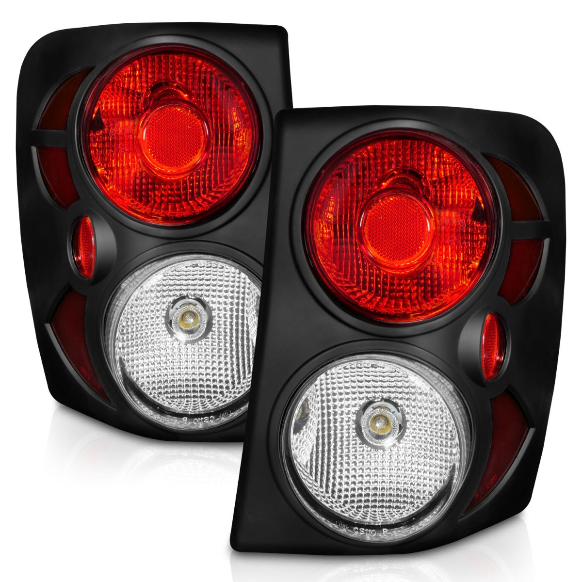 JEEP GRAND CHEROKEE 99-04 TAIL LIGHTS BLACK
