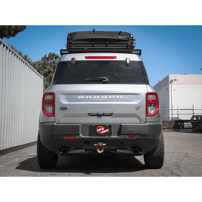 aFe Ford Bronco Sport 21-22 L3-1.5L (t)/L4-2.0L (t) Vulcan Cat-Back Exhaust System- Carbon Tips