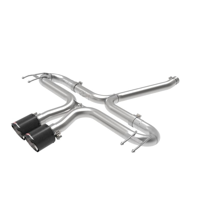aFe Takeda 2-1/2in 304 SS Axle-Back Exhaust w/Carbon Tips 17-20 Honda Civic Sport L4-1.5L (t)-SR1 Performance