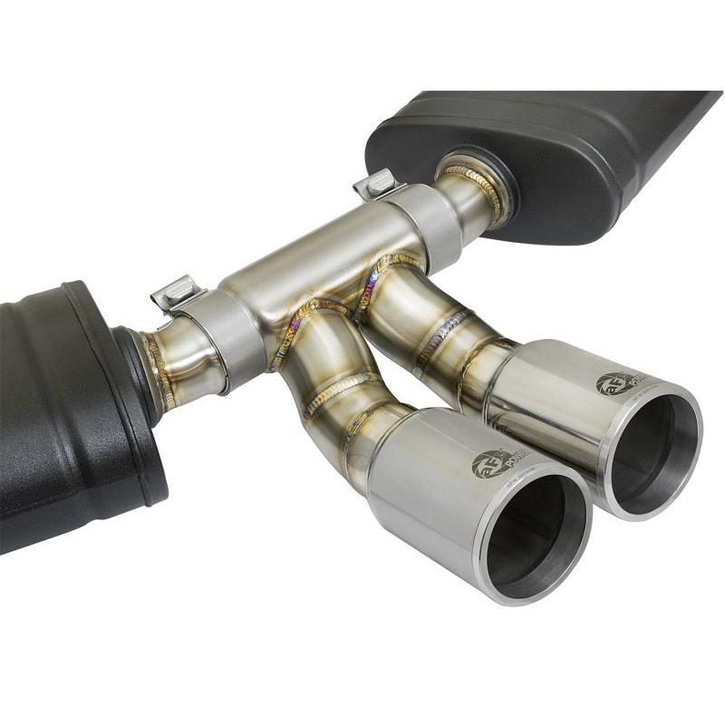aFe MACHForce-Xp 2in 304 SS Cat-Back Exhaust w/Polished Tips 13-16 Porsche Boxster/Cayman 2.7L/3.4L-SR1 Performance