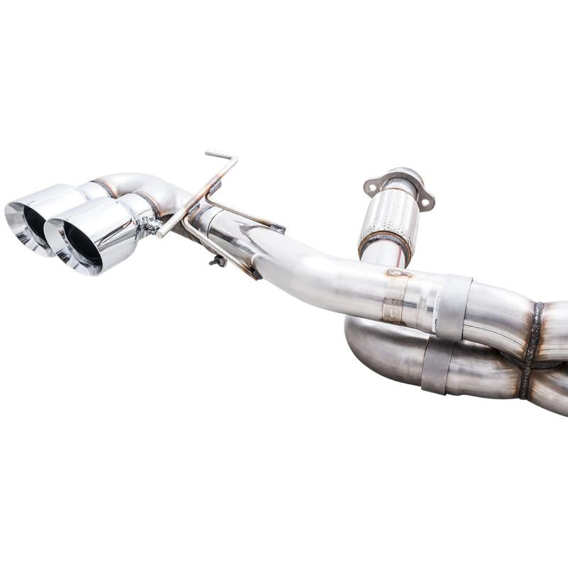 AWE Tuning 2020 Chevrolet Corvette (C8) Track Edition Exhaust - Quad Chrome Silver Tips