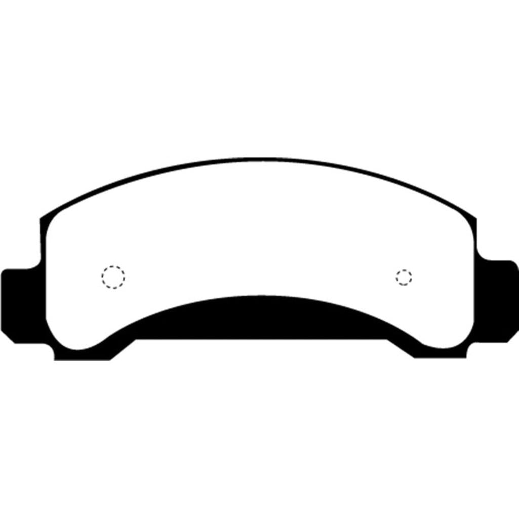 EBC Ultimax2 Front Brake Pads for Ford Explorer and Aerostar – Reliable OEM Replacement