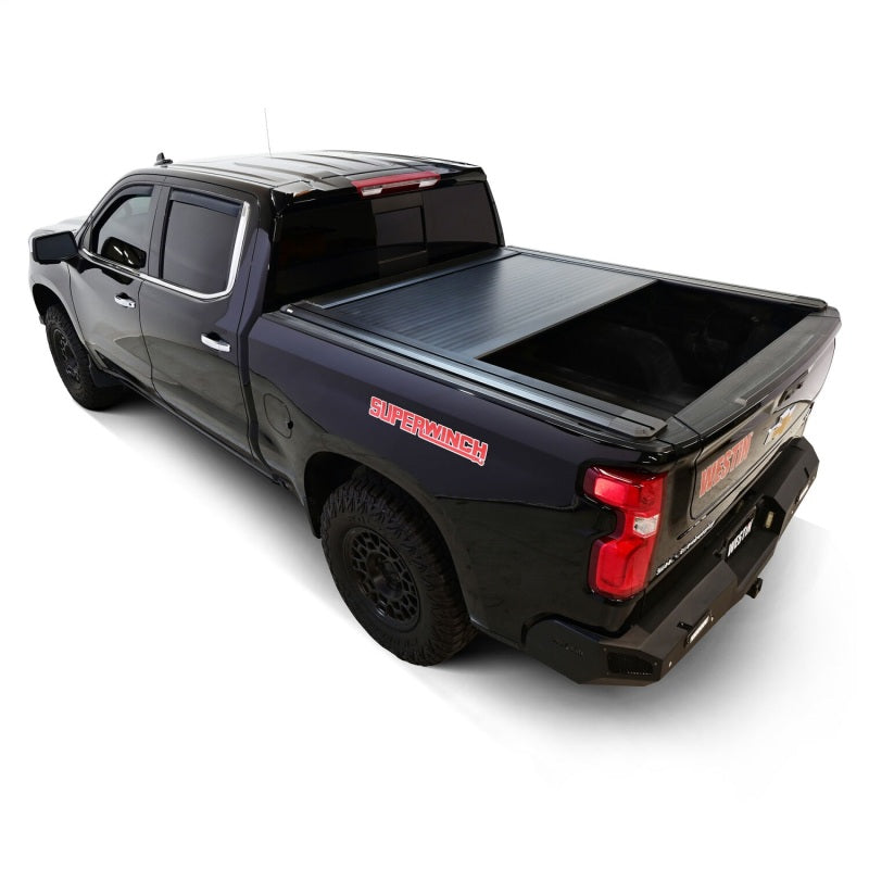 Westin 19-26 Chevrolet/GMC Silverado/Sierra 1500 5 ft 8 in Bed Electric Retractable Tonneau Cover in Black
