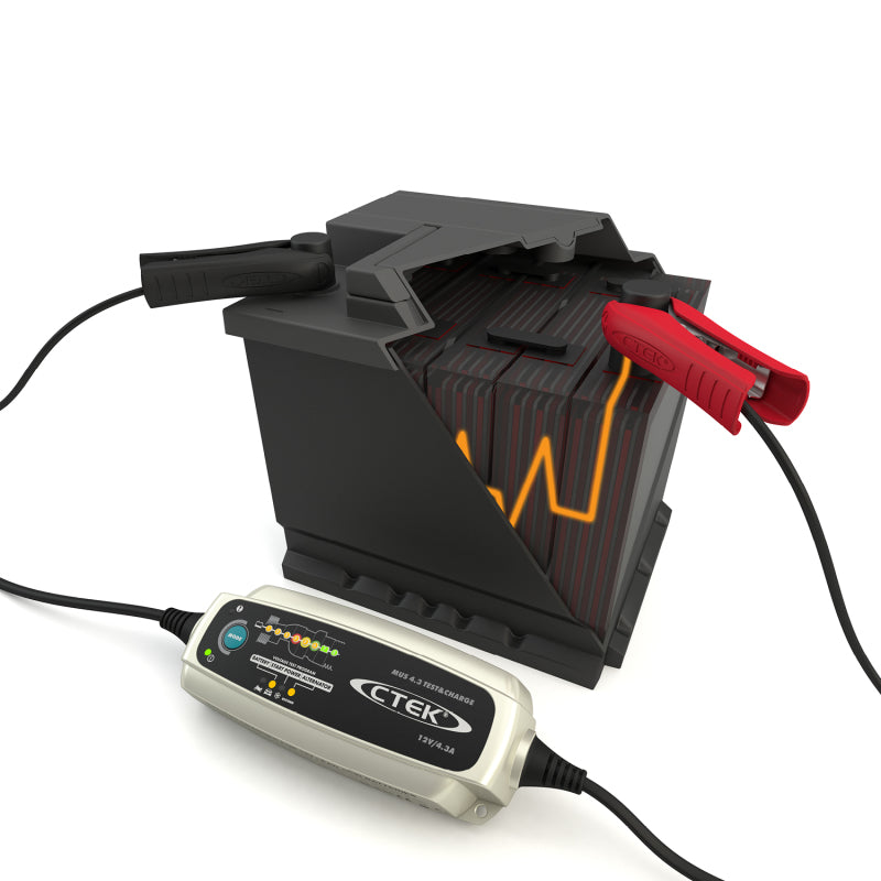 CTEK Battery Charger - MUS 4.3 Test & Charge - 12V-SR1 Performance