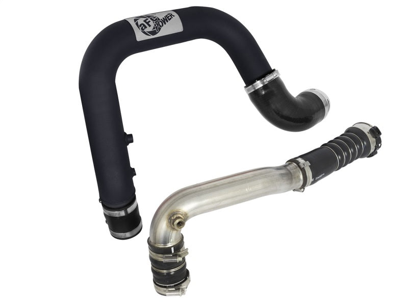 aFe BladeRunner 2.5in Black IC Tube Hot Side w/ Coupling & Clamp Kit 2016 GM Colorado/Canyon 2.8L