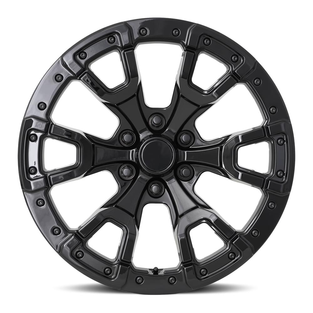 FR 99 – FORD BRONCO RAPTOR REPLICA WHEELS-Gloss Black 20x9 6x5.5 + 20 HB 93.1