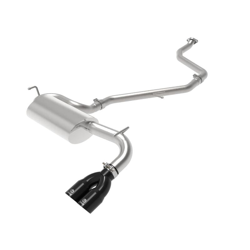 aFe POWER Takeda 2in to 2-1 304 SS Cat-Back Exhaust w/ Black Tips 11-17 Lexus CT200h 1.8L-SR1 Performance