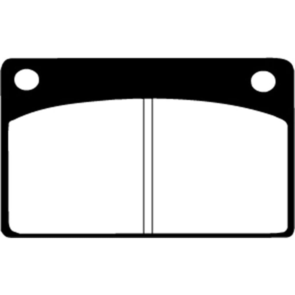 EBC Redstuff Ceramic Low Dust Front Brake Pads for Volvo 140 and 145 Series | Part Number DP3143C