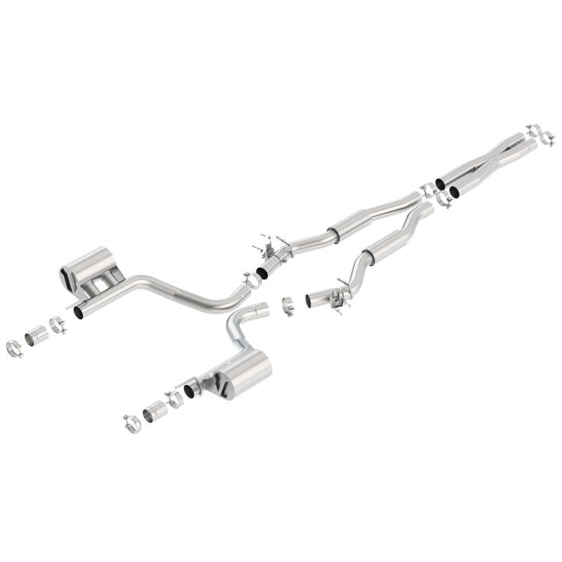 Borla 2015 Dodge Challenger Hellcat 6.2L V8 S-TYPE Catback Exhaust No Tips Factory Valance