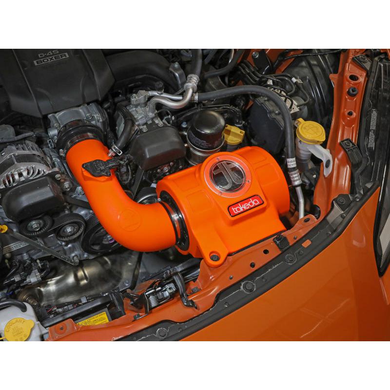 aFe 22-23 Toyota GR86 / Subaru BRZ Takeda Momentum Pro 5R Orange Edition Cold Air Intake System-SR1 Performance