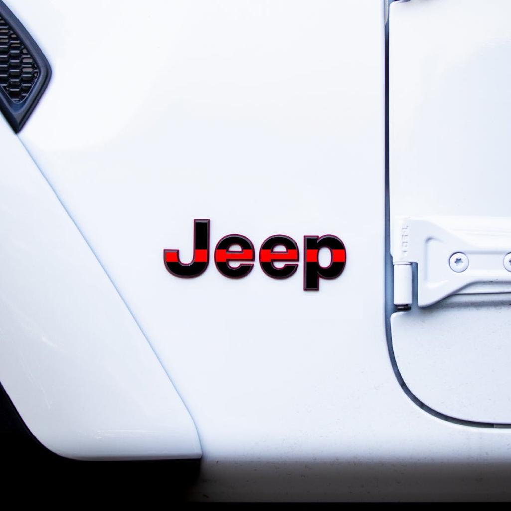 JEEP Gladiator Emblem Overlay Decal Set | Fits 2020+ Jeep Gladiator