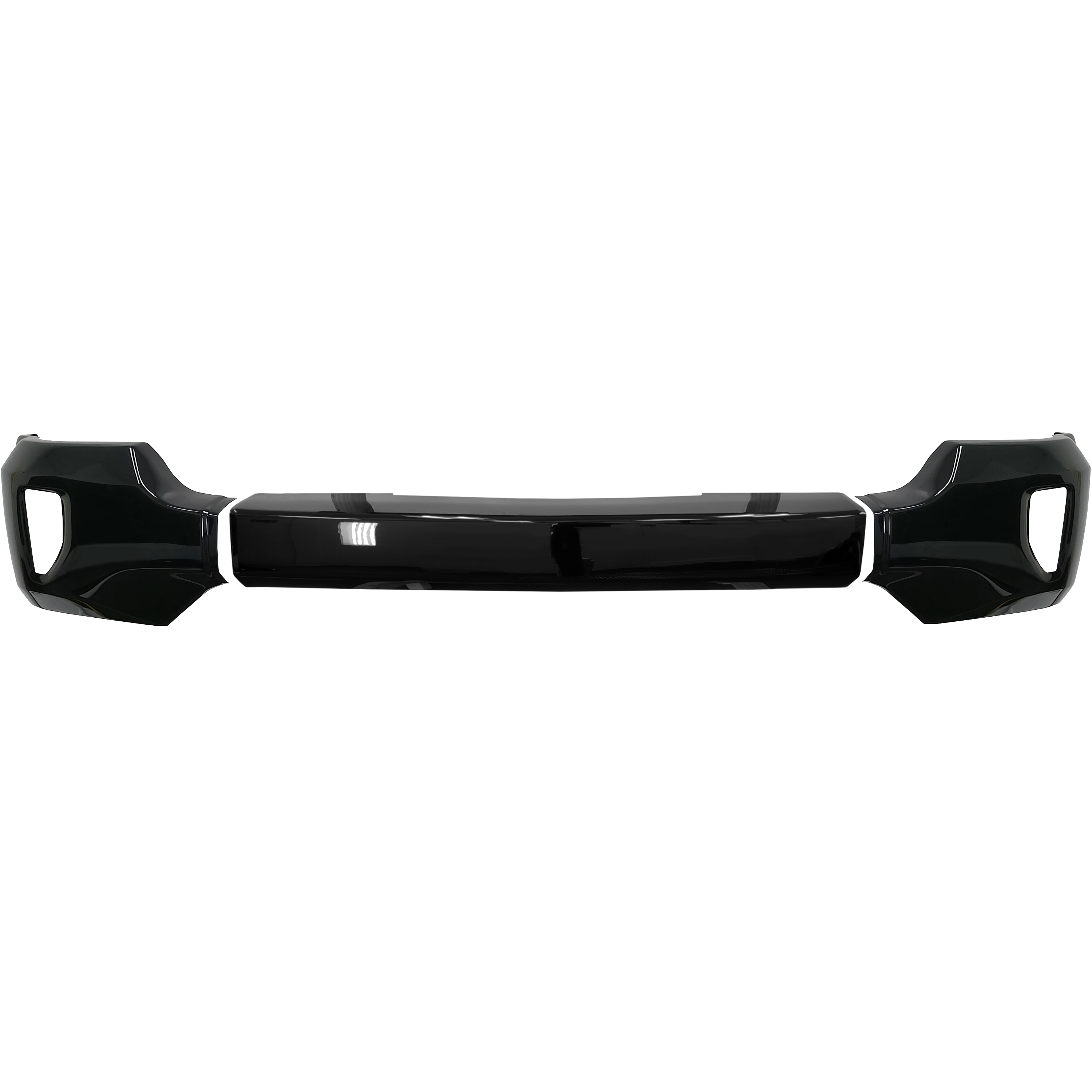 2016-2018 Chevy Silverado 1500 - Front BUMPERSHELLZ™ -Chrome Delete Bumper Cap Kit