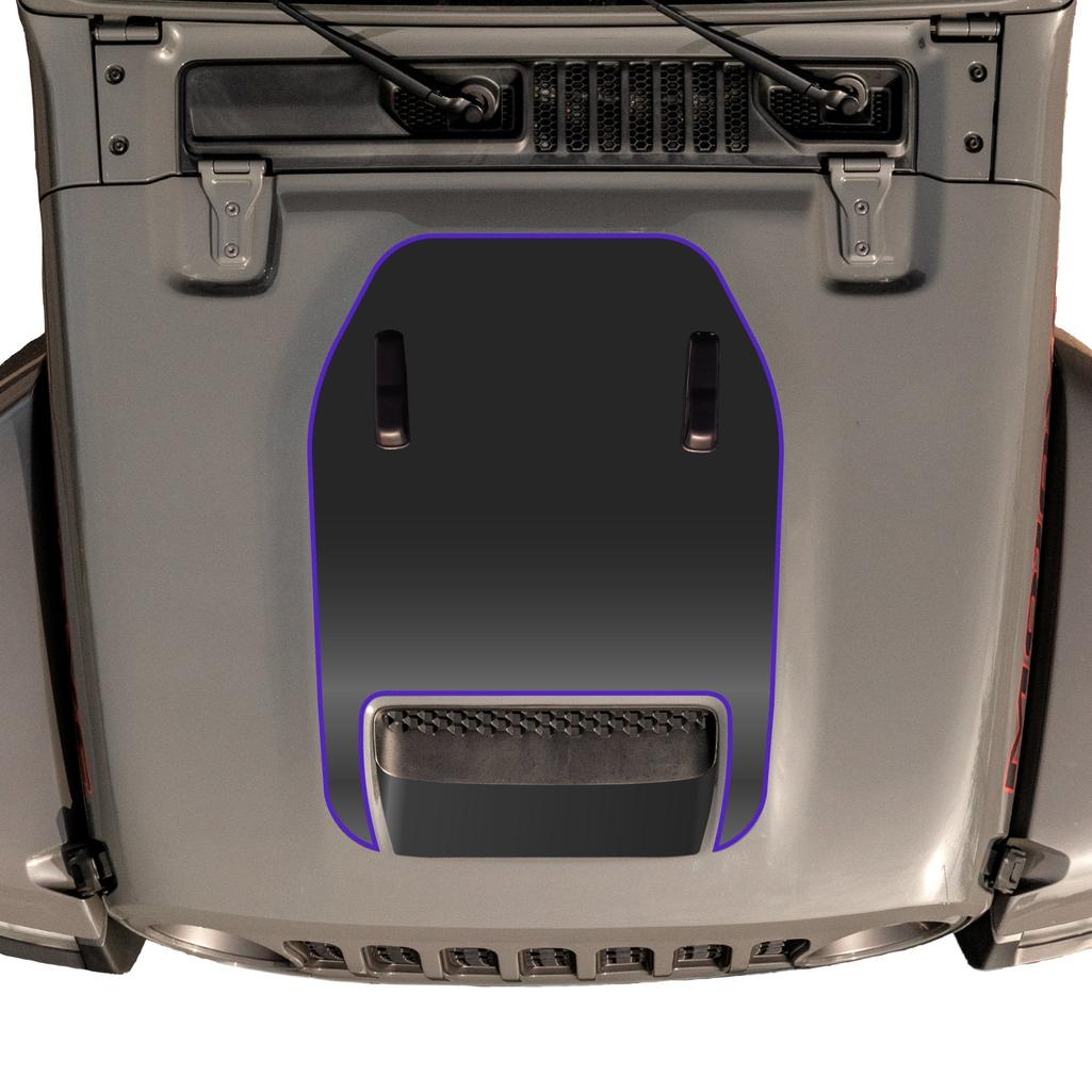 Hood Graphic for Wrangler JL 392 and Gladiator JT MOJAVE models - AdventureLifeDecals