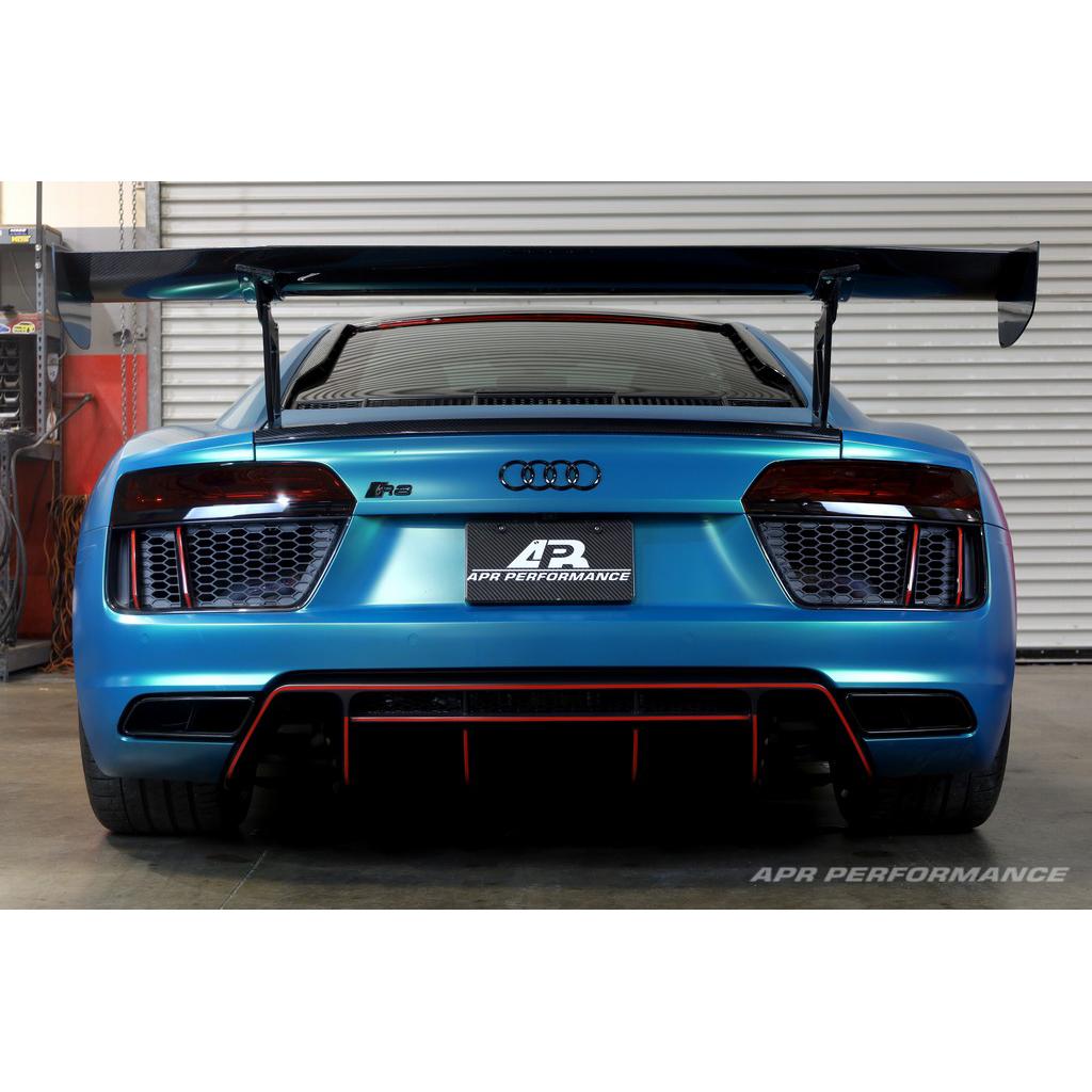 Audi R8 GTC-500 Adjustable Wing, with Carbon Fiber draft Spoiler Panel Replacement 2016-2022