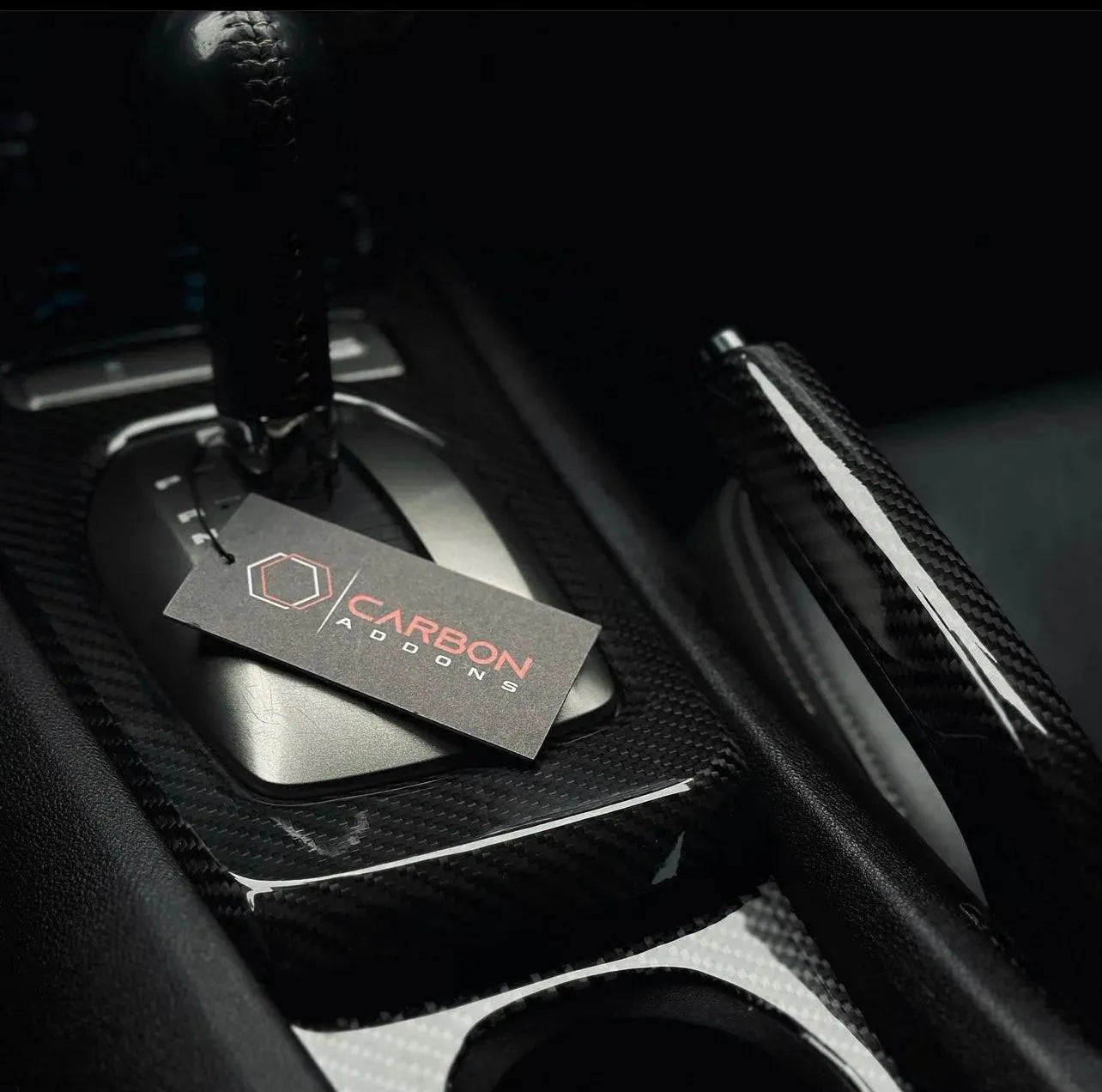Interior Carbon Fiber Center Console Cover for 2010-2015 Chevy Camaro - carbonaddons Carbon Fiber Parts, Accessories, Upgrades, Mods