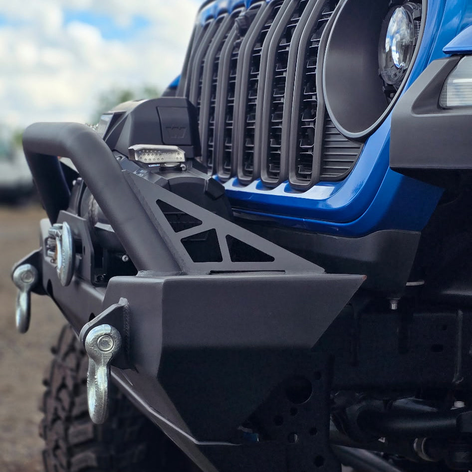Jeep Wrangler JK/JL/JT Front Bumper with Skid Plate | 2007-2026