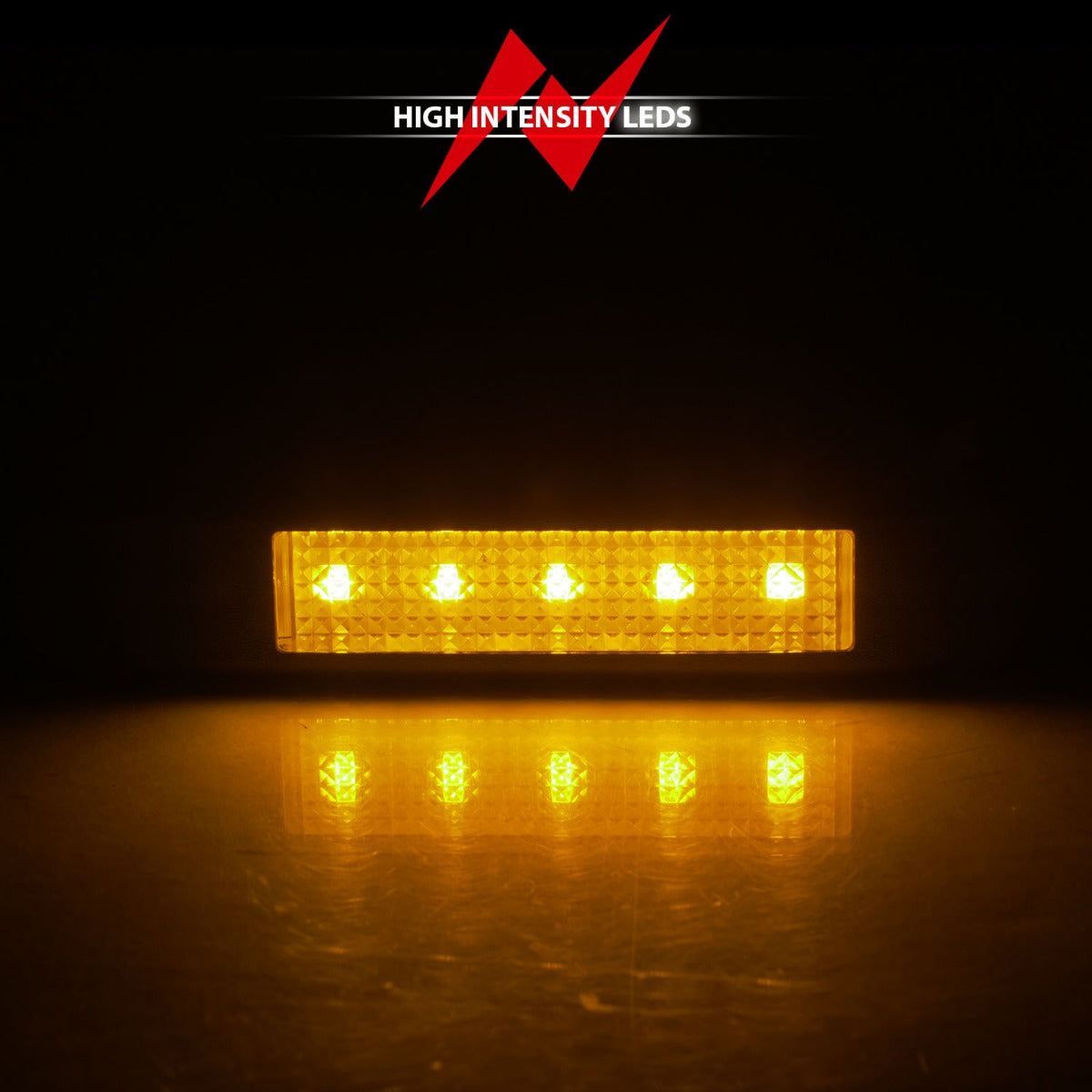 FORD F-150 09-14 LED AMBER MIRROR LIGHT CLEAR LENS (2PC)