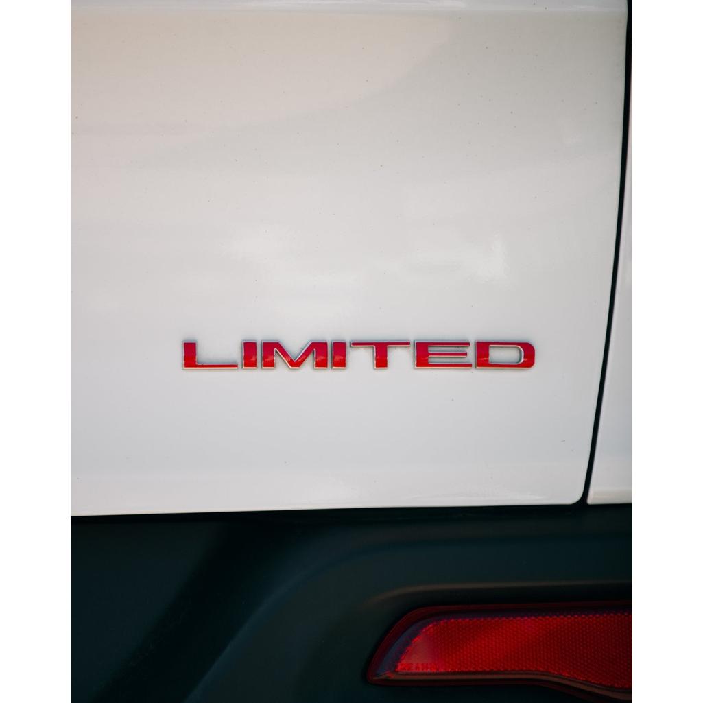 LIMITED Emblem Overlay Decal for Jeep – Vinyl Badge Sticker