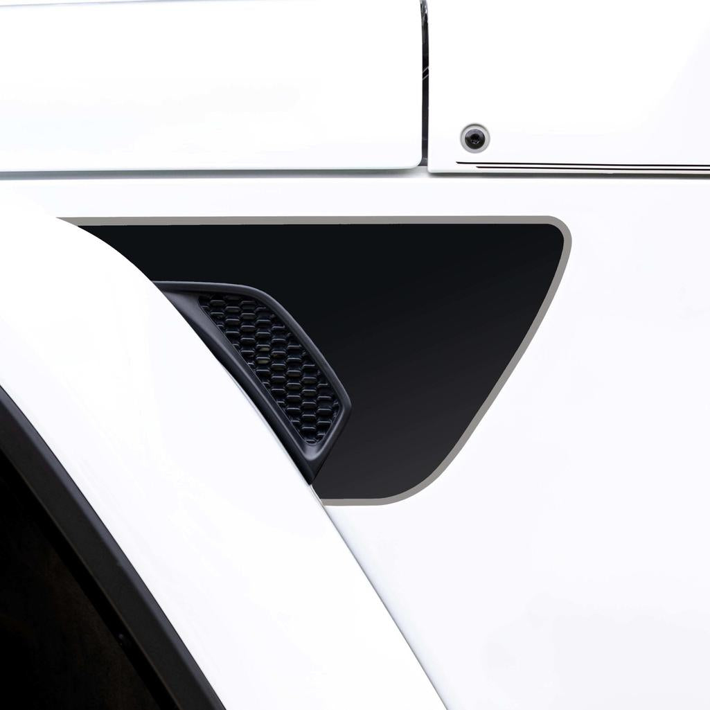 Premium Fender Vent Decal Set | Matte Black - fits Wrangler JL & Gladiator JT