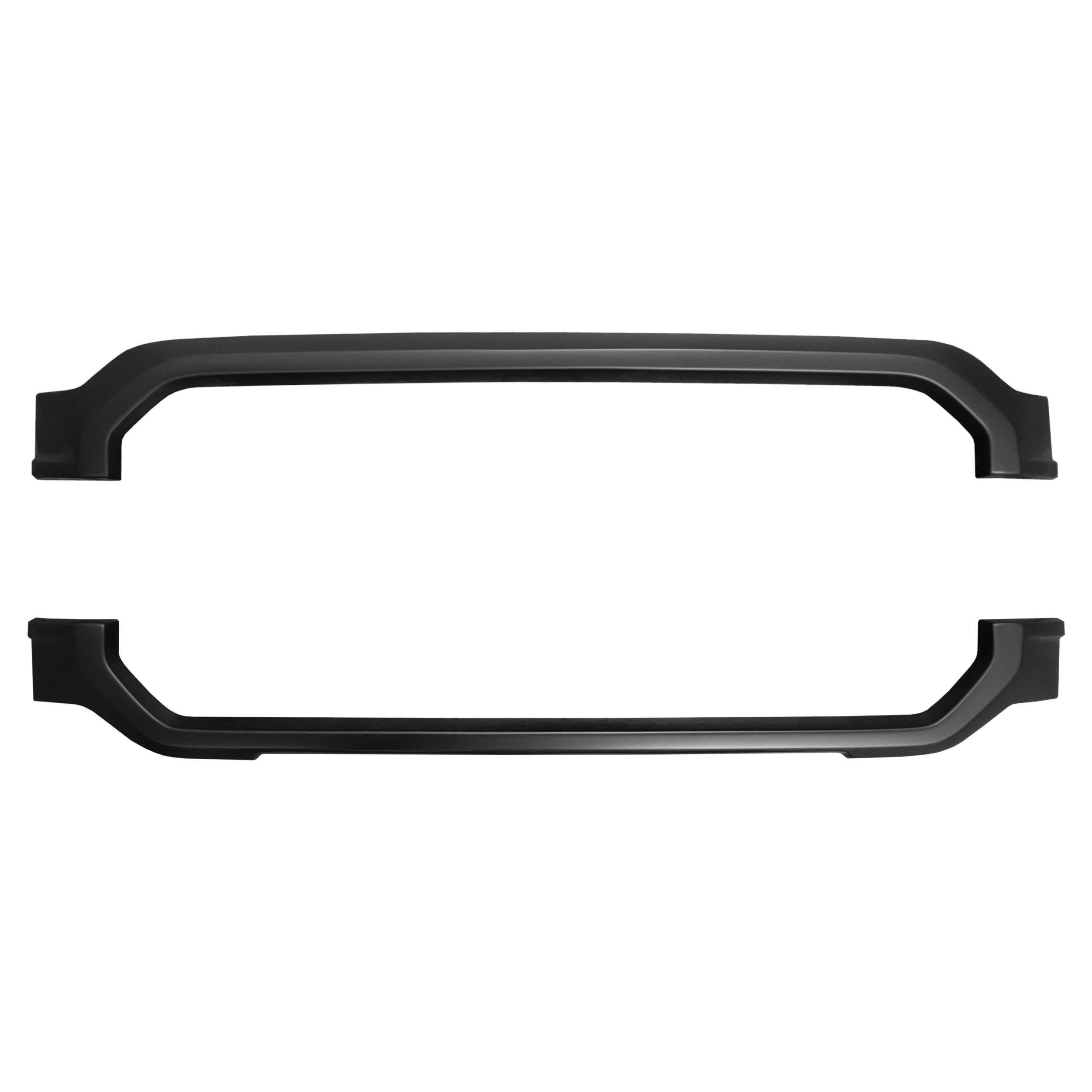 2021-2023 F150 STX and XLT Upper and Lower Grille Overlays (Single Color) - Shellz