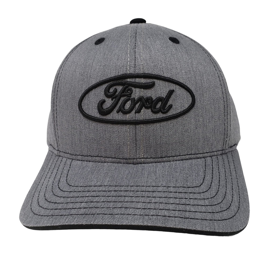Ford Gray Baseball Cap for Men - Ford Logo Car Racing Hat – SR1 Performance