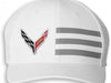 C8 Corvette Adidas 3-Stripe Embroidered Hat - Chevrolet Performance Snapback Cap