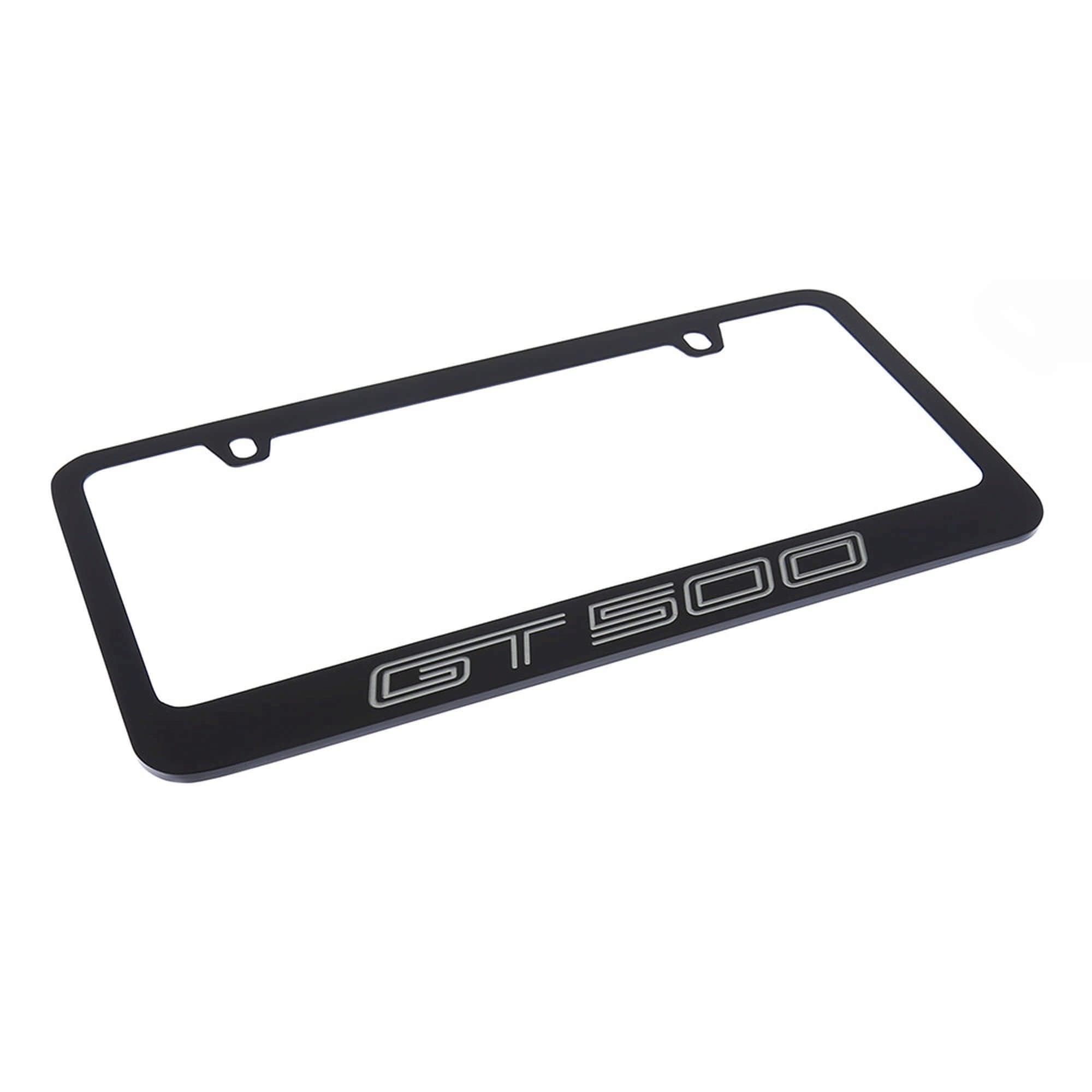 Elite Automotive Products, Inc. Engraved License Plate Frame for Ford GT500 (Black) (9063269)