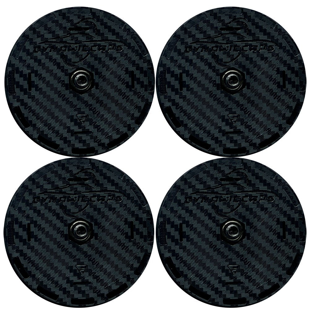 C6 Corvette DynamicCaps - Show Edition Floating Center Caps - Set of 4