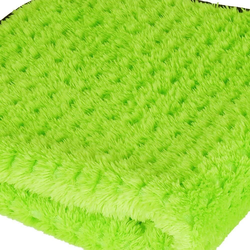 Liquid X Green Xtreme Detail Plush Waffle Weave Towel - 16" x 16"