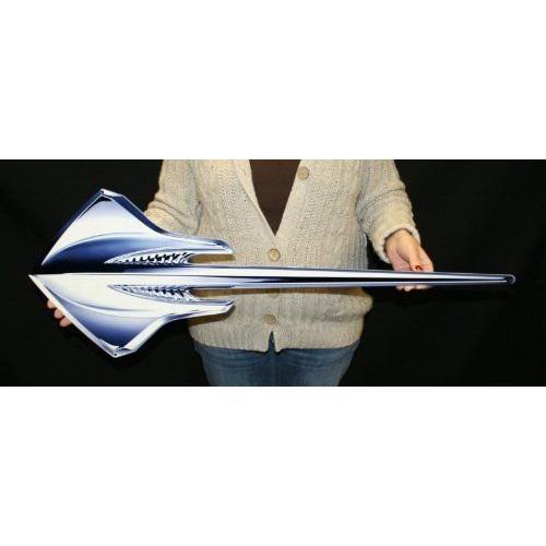 2014 C7 Corvette Stingray Emblem Metal Sign Extra Large 50" x 18"