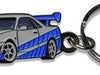 Paul Walker's Skyline R34 GTR V-Spec Keychain - Fast and Furious GT-R Key Chain