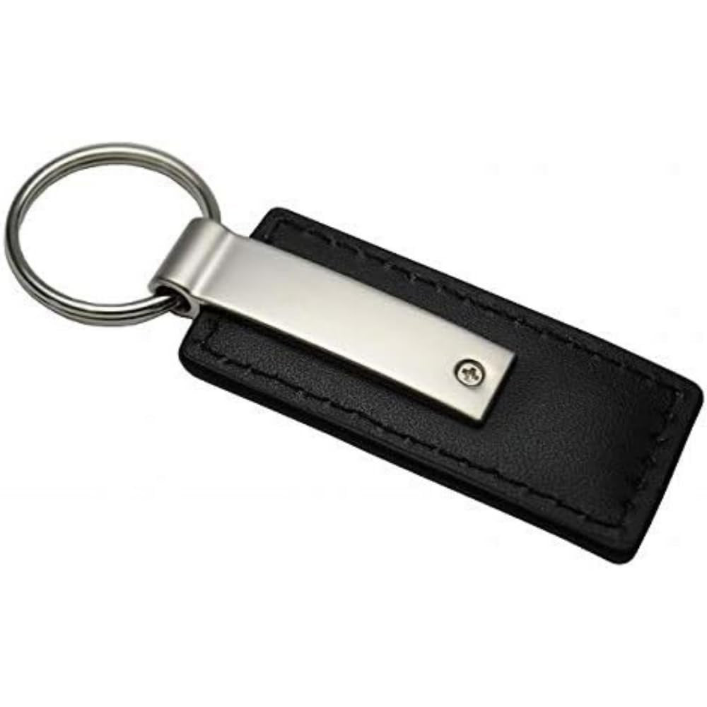 AU-TOMOTIVE GOLD, INC. Officially Licensed Black Leather Key Fob for Acura TSX