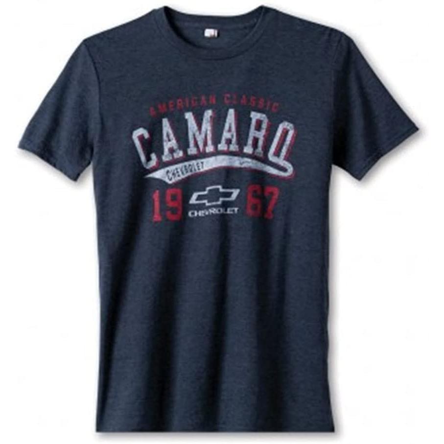 West Coast Corvette Camaro American Classic Tee - Heather Dark Grey