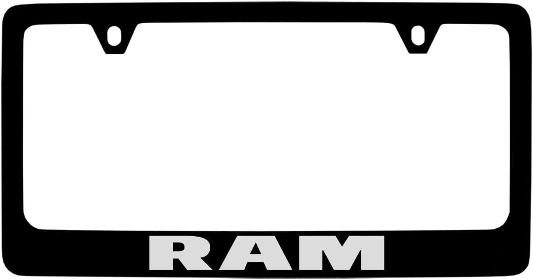Dodge Ram Metal Engraved License Plate Frame Holder