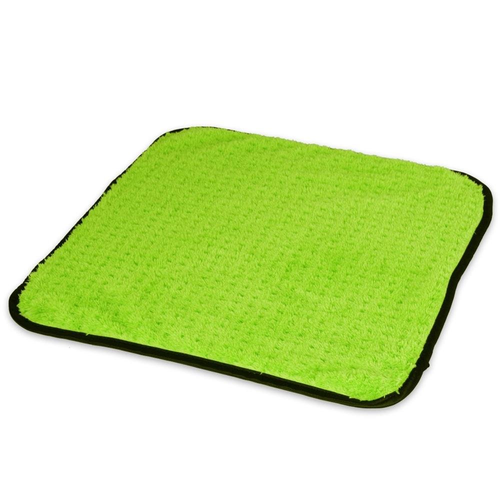 Liquid X Green Xtreme Detail Plush Waffle Weave Towel - 16" x 16"