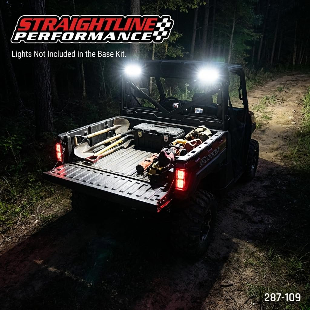 Backup Reverse LED Light Kit for UTV, 2024+ Xpedition, 2015+ Ranger, 2016+ Defender – SmartWire Plug & Play System, Automatic Reverse Activation (Base Kit - No Light, 2024+ Polaris Xpedition)