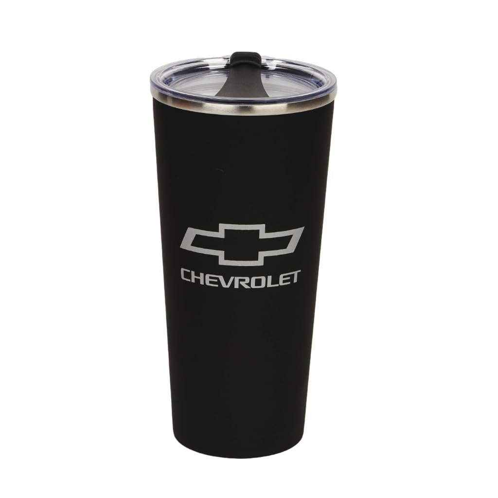 SR1 Performance Chevy Bowtie Thermal Stainless Steel 16.9oz Tumbler - Officially Licensed Chevrolet Coffee Mug