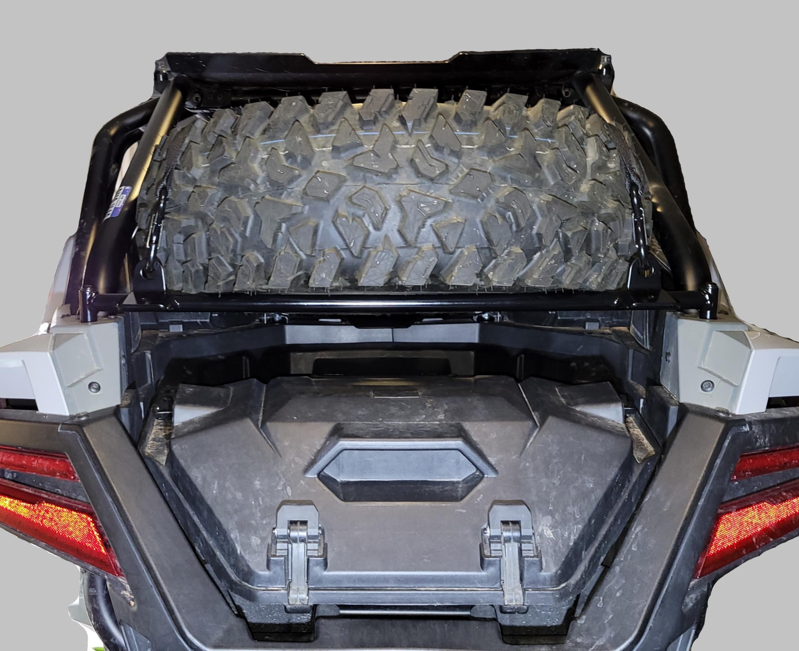 Spare Tire Mount with Dual Flag Mounts for Polaris RZR Pro XP, Pro S, Turbo R & Pro R 2020-2026 UTV