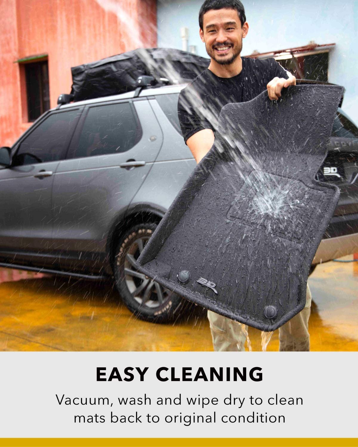 3D MAXpider L1SC00201501 All 2 Row Custom Fit Floor Mat for Select Scion FR-S Models - Kagu Rubber (Gray)