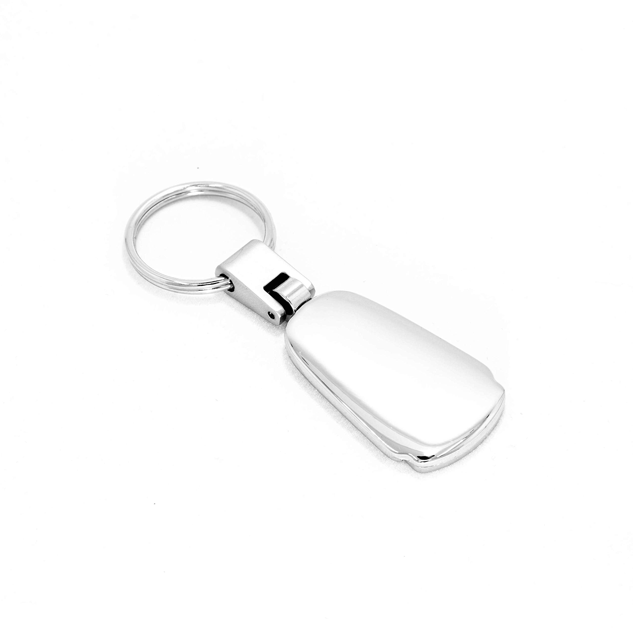 Honda Tear Drop Key Chain - Chrome