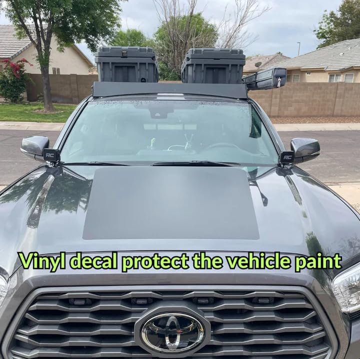 Lensun 90W 12V Hood Flexible Solar Panel for Toyota Tacoma 3rd Gen (2016-2023) - Off Grid Solar Power for Offroading/Overlanding/Camping